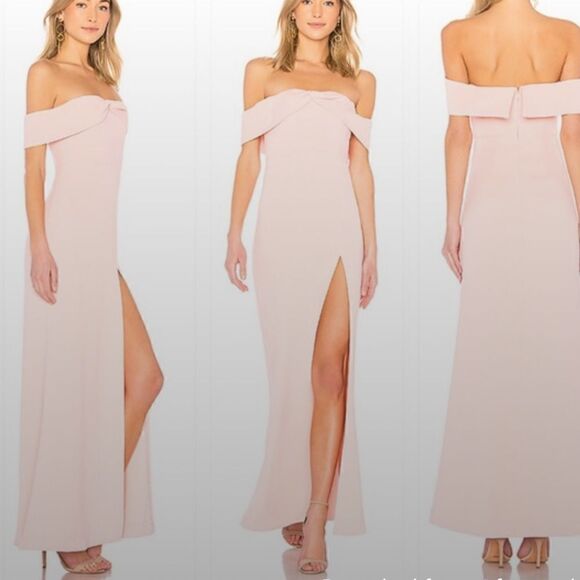 NBD Mas Besos Gown in Baby Pink size medium NWT - Picture 1 of 14